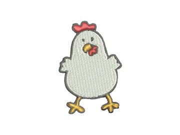Gallina Infantil Diseños de Bordado